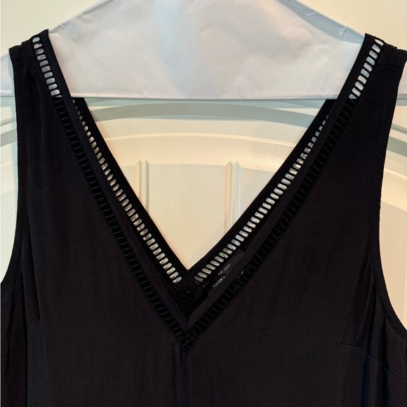 NWT Lucky Brand Black Viscose Jumpsuit - Picture 3 of 8